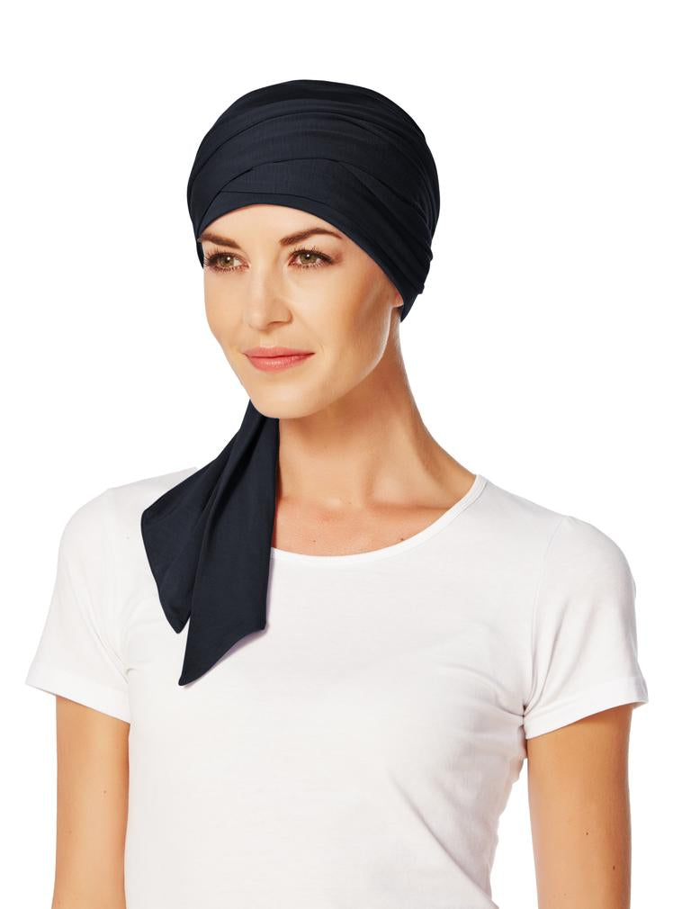 HocMantra Scarf Long I Blue Melange I Christine Headwear