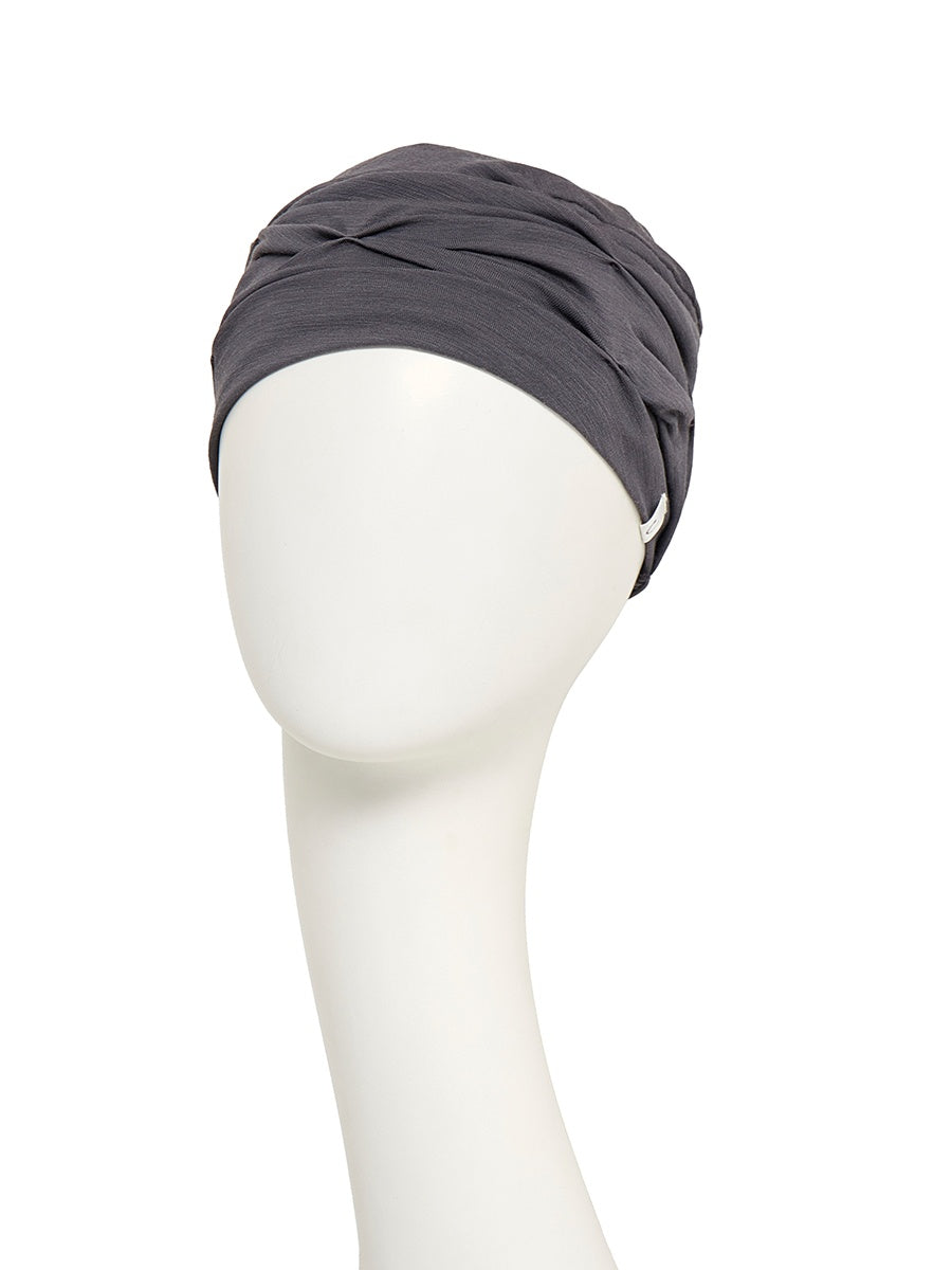 B.B. Becca Turban I Steel Grey I Christine Headwear