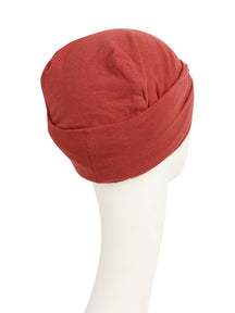 Emmy V Turban I Dusty Red I Christine Headwear