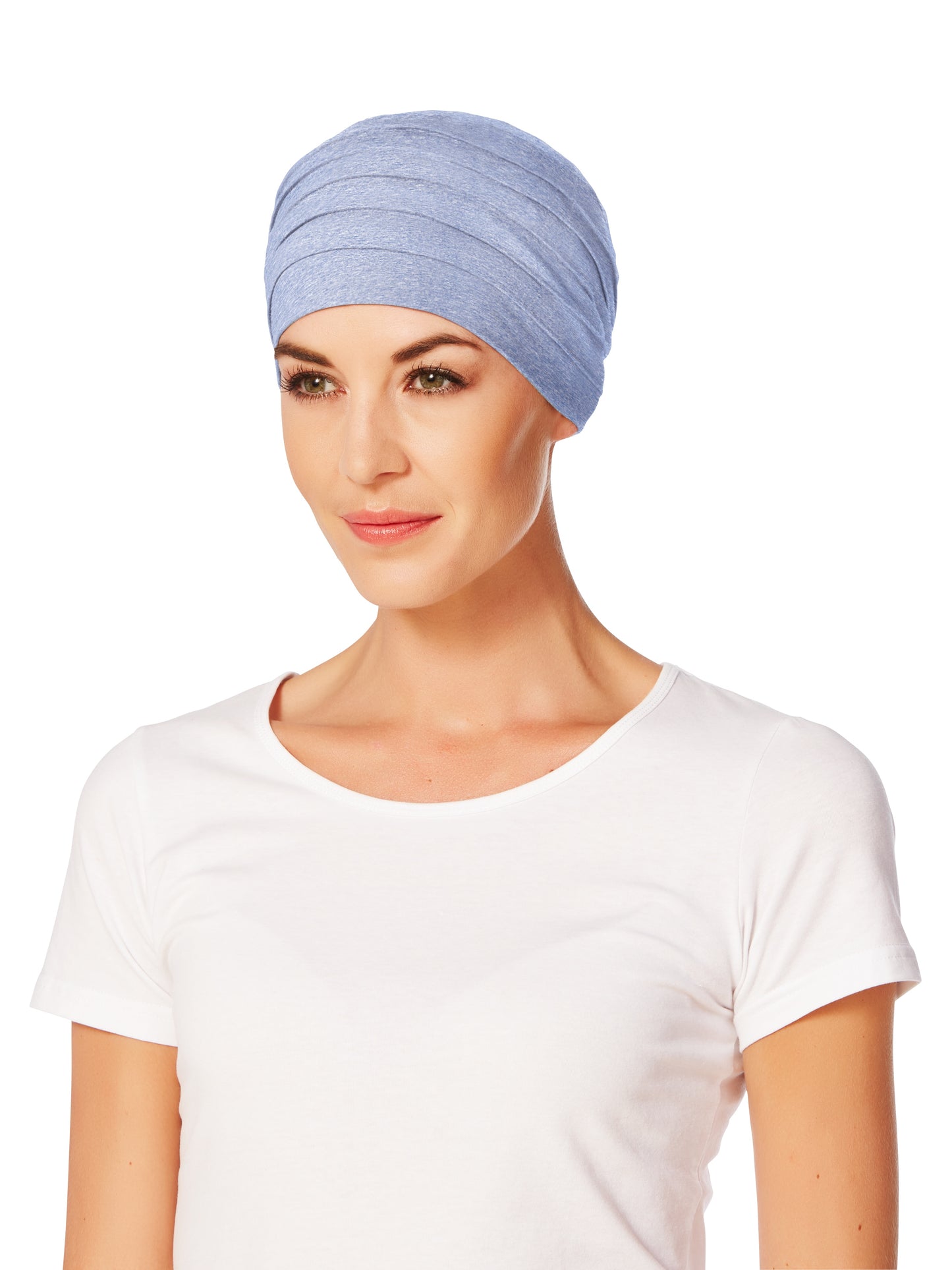 HocYoga Turban I Light Blue Melange I Christine Headwear