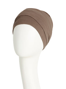 Zoya V Turban I Teak Brown I Christine Headwear