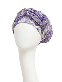 Amber Boho Turban Set I Purple Romance I Christine Headwear